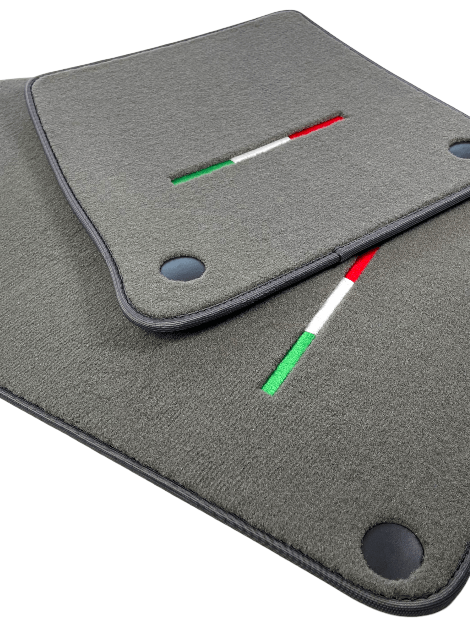 Gray Floor Mats For Ferrari 599 Coupe 2006-2012 Italian Edition - Scuderia