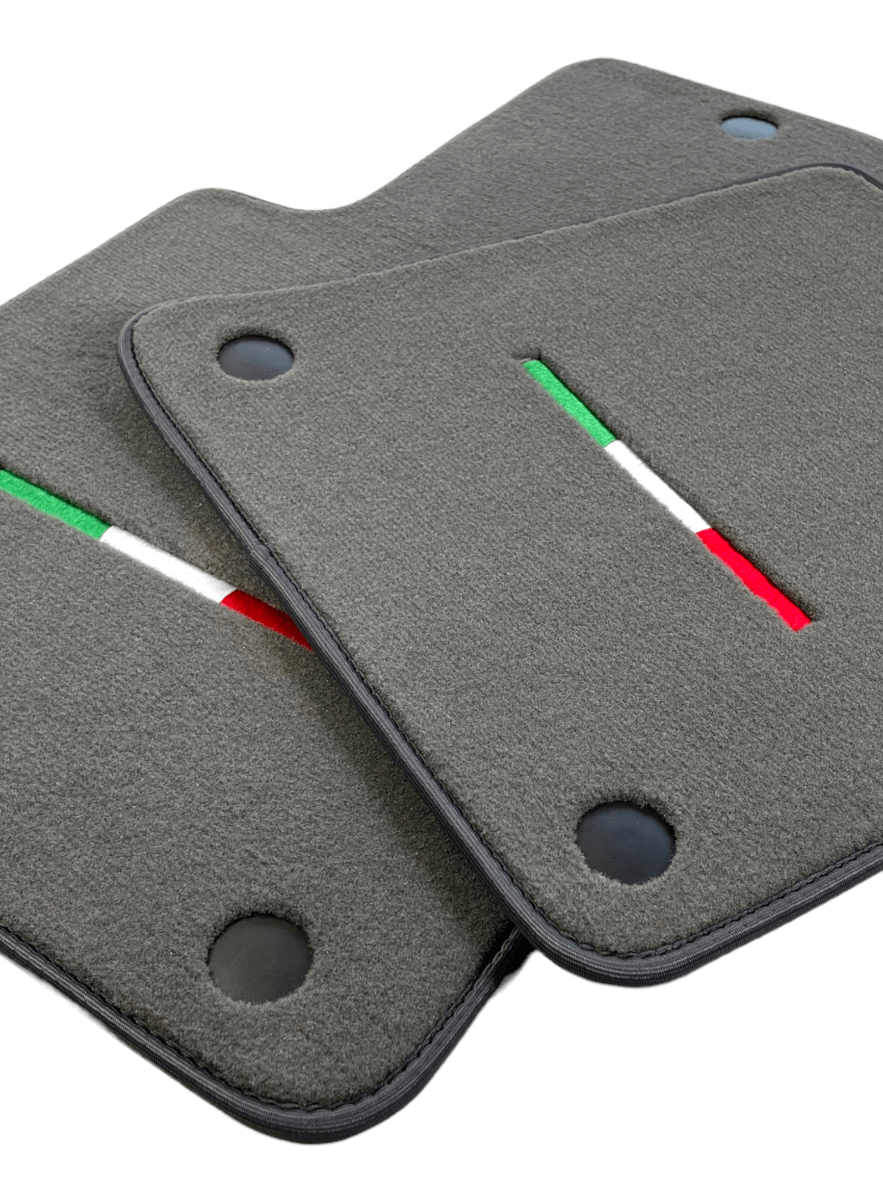 Gray Floor Mats For Ferrari 599 Coupe 2006-2012 Italian Edition - Scuderia