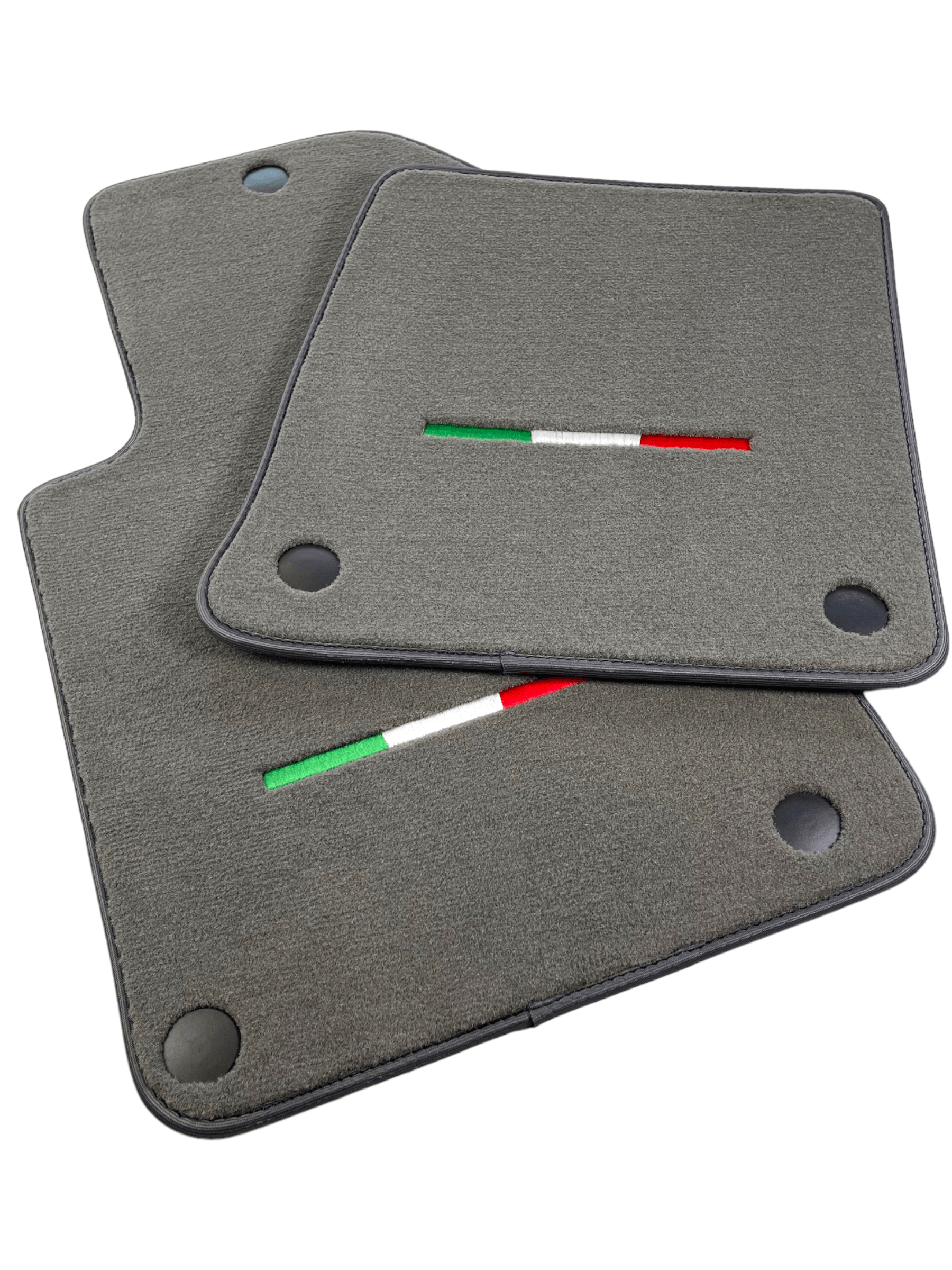 Gray Floor Mats For Ferrari 599 Coupe 2006-2012 Italian Edition - Scuderia