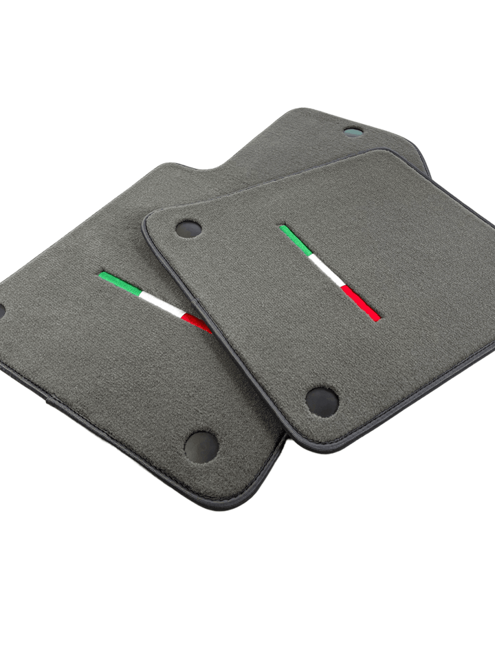 Gray Floor Mats For Ferrari 612 Scaglietti 2005-2011 Italian Edition - Scuderia