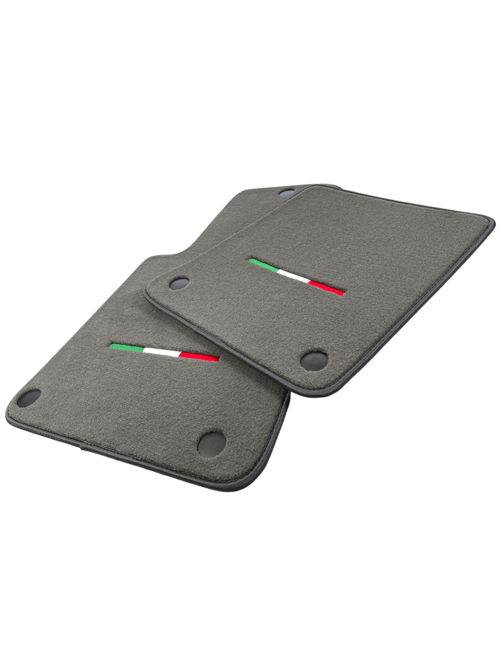 Gray Floor Mats For Ferrari 612 Scaglietti 2005-2011 Italian Edition - Scuderia