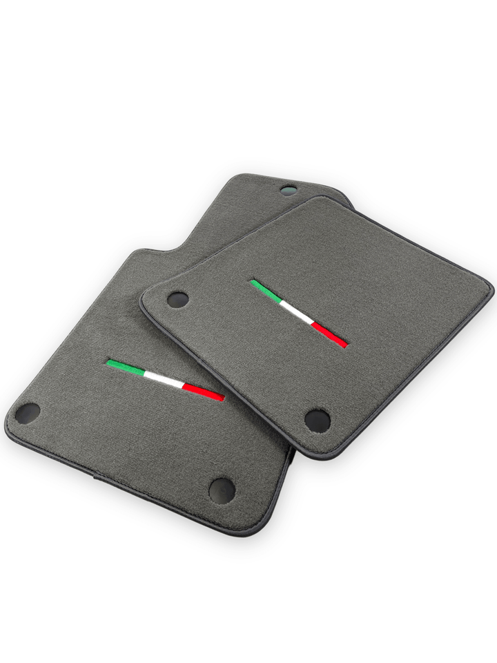 Gray Floor Mats For Ferrari 612 Scaglietti 2005-2011 Italian Edition - Scuderia