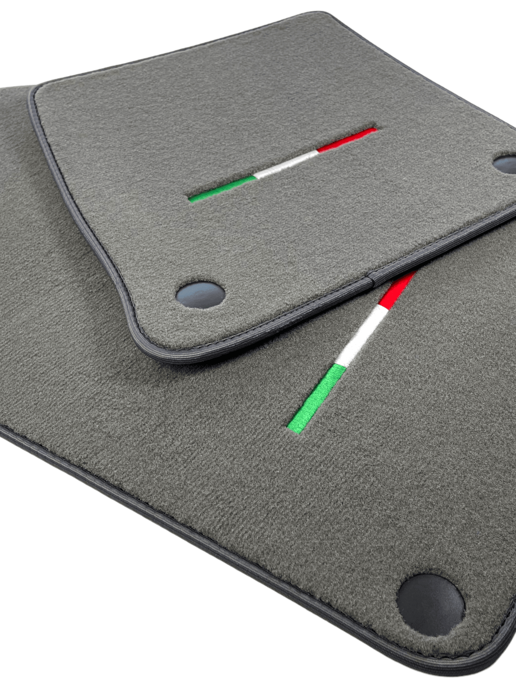 Gray Floor Mats For Ferrari 612 Scaglietti 2005-2011 Italian Edition - Scuderia