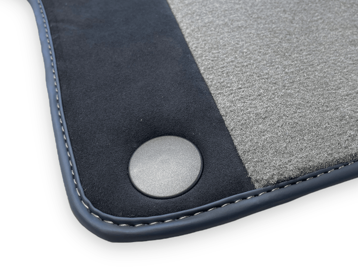 Gray Floor Mats For Ferrari California 2008-2014 With Alcantara - Scuderia