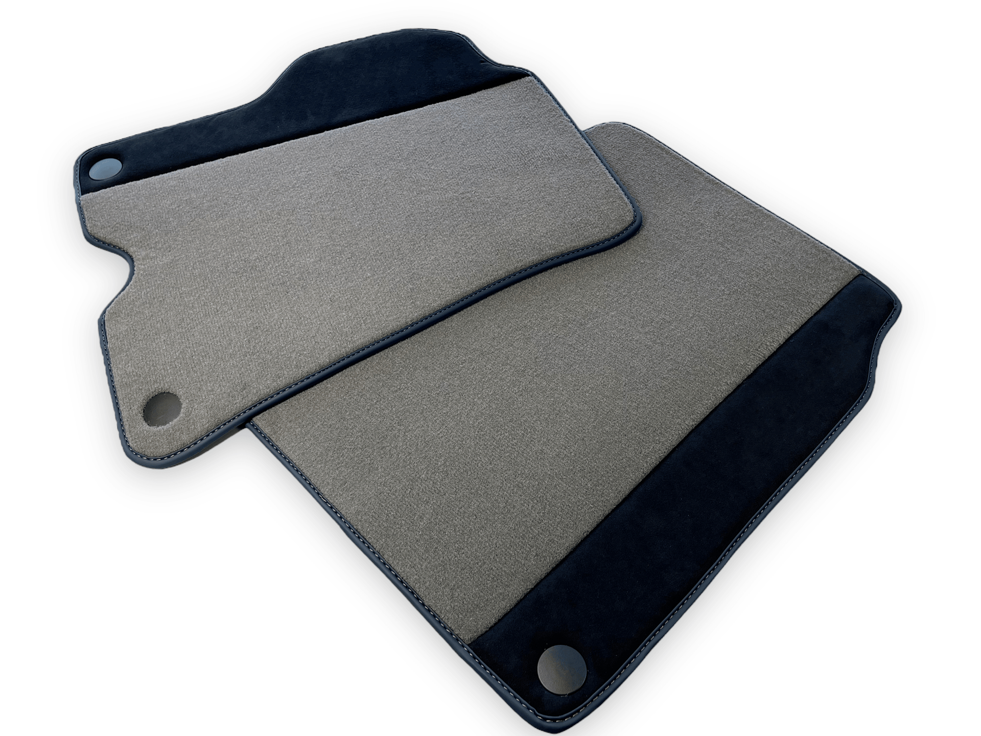 Gray Car Mats For Ferrari California 2008-2014 With Alcantara