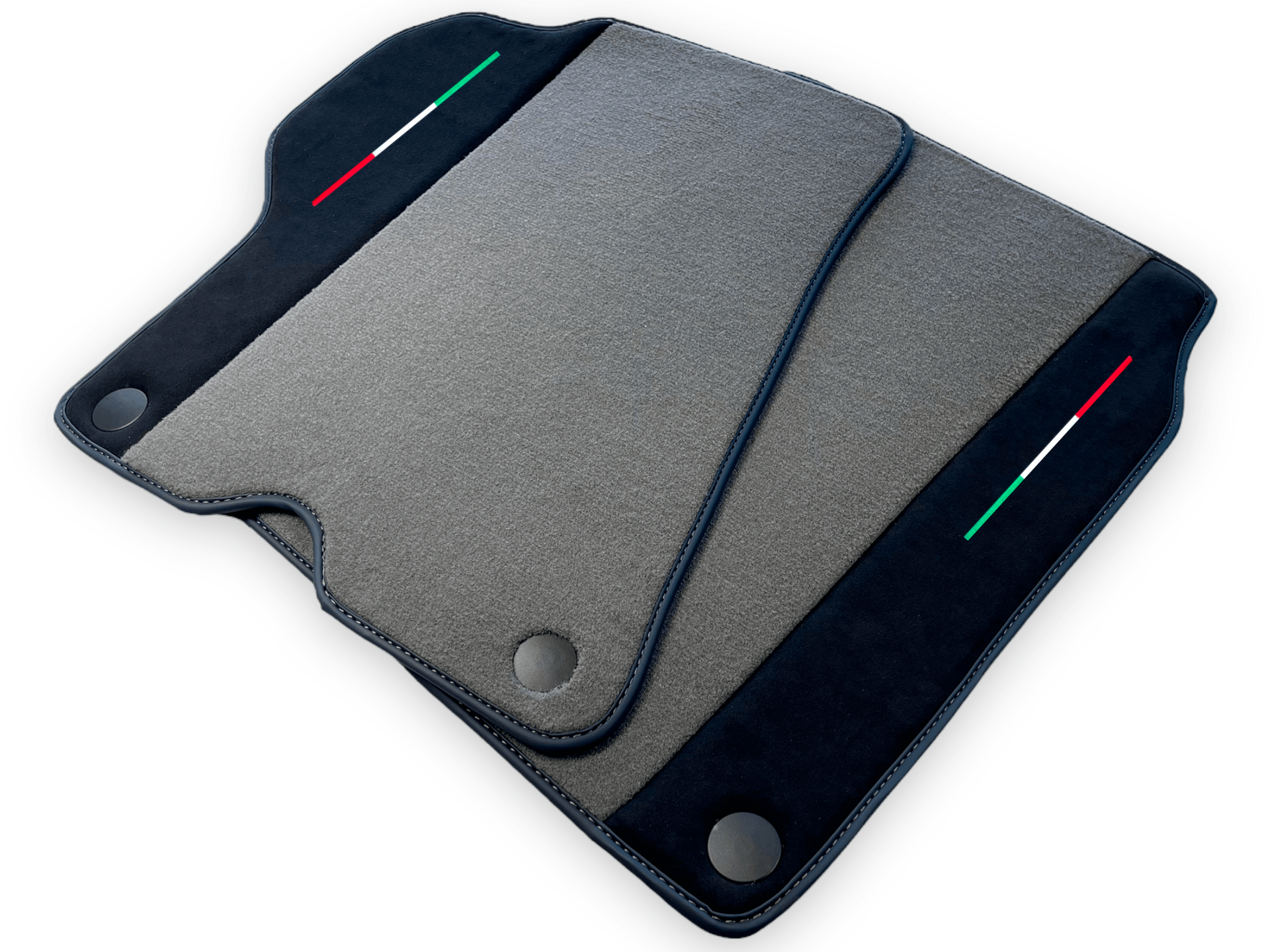 Gray Car Mats For Ferrari California 2008-2014 With Alcantara