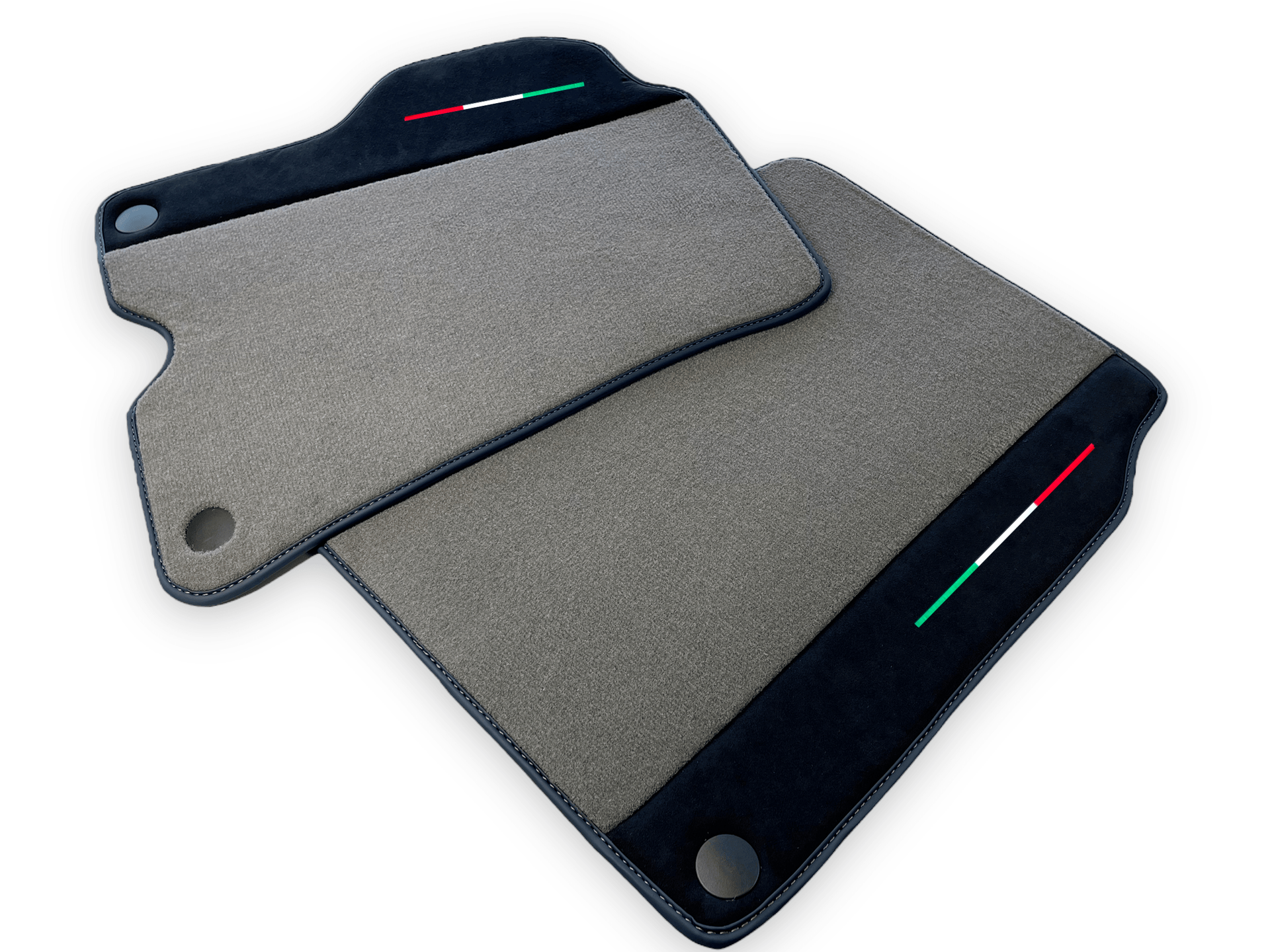 Gray Car Mats For Ferrari California 2008-2014 With Alcantara