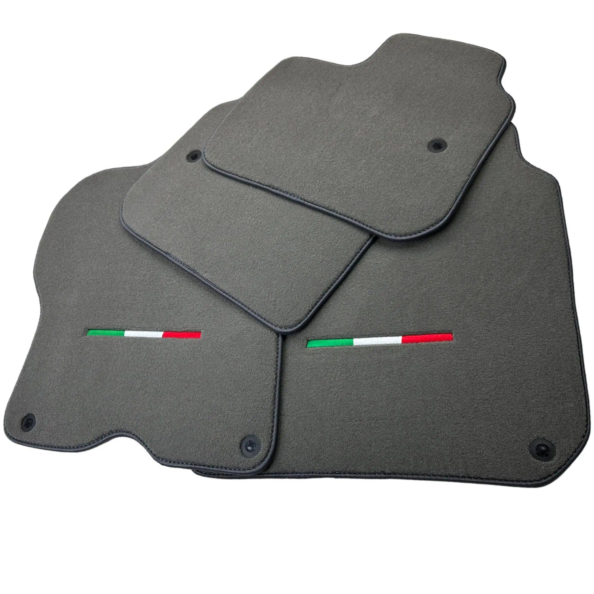 Gray Floor Mats For Ferrari GTC4 Lusso (2016-2023) Italian Edition