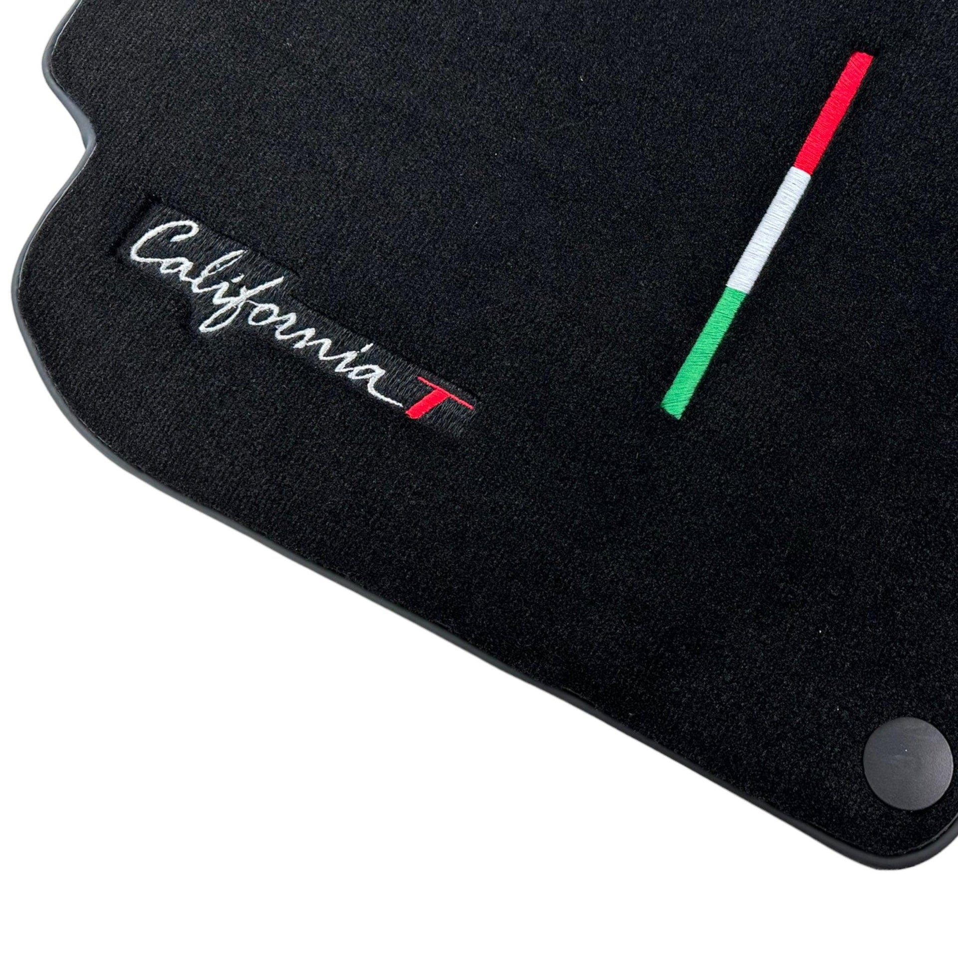 Black Floor Mats For Ferrari California T 2015–2018 - Scuderia