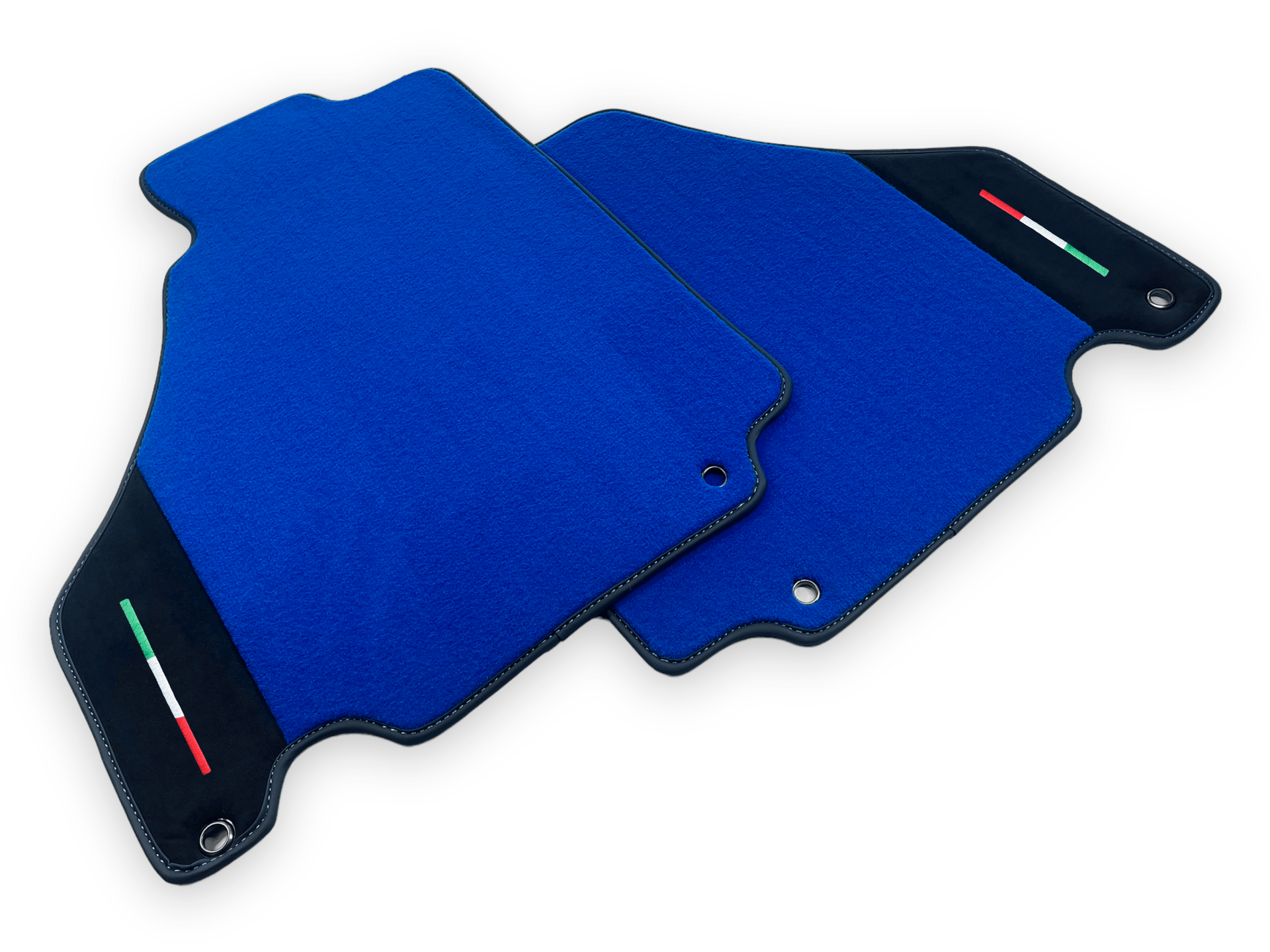 Blue Car Mats For Ferrari 360 Modena 1999-2005 With Alcantara Leather