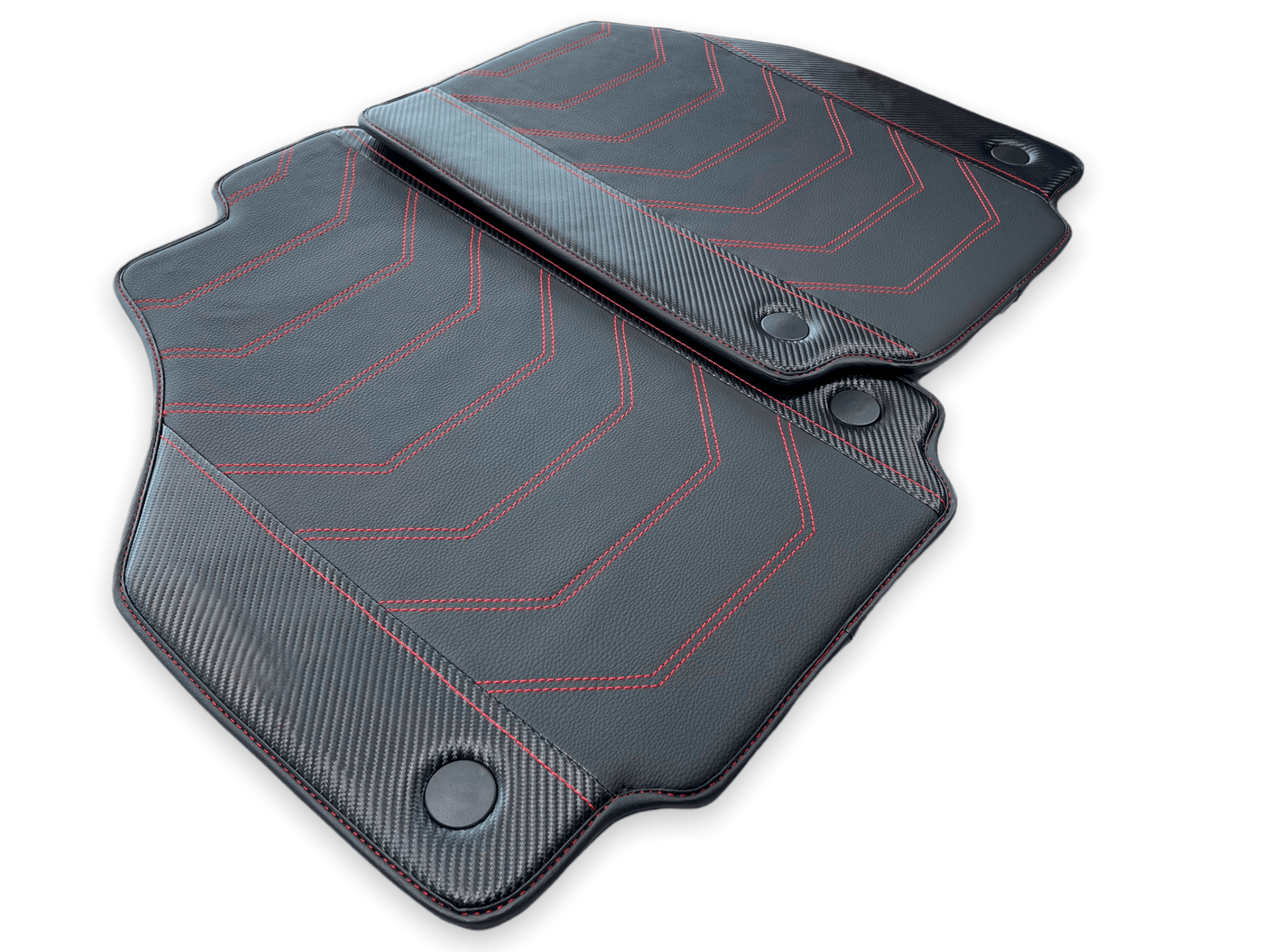 Leather Car Mats For Ferrari 458 Italia 2009-2015 With Carbon Fiber