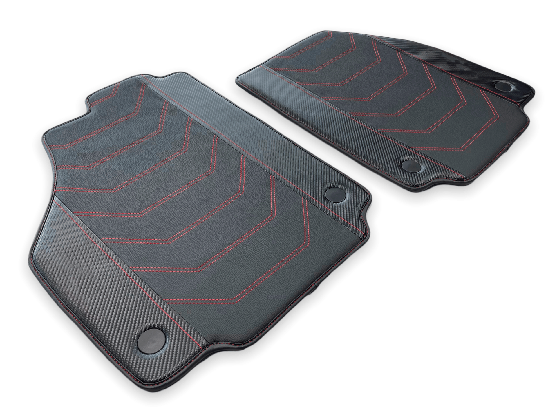 Leather Car Mats For Ferrari 458 Italia 2009-2015 With Carbon Fiber