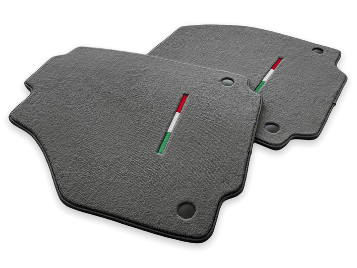 Mats For Ferrari 488 GTB 2015-2022 Gray Scuderia Brand Italian Edition - Scuderia