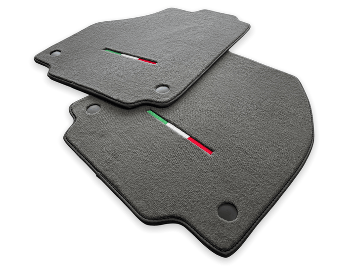 Mats For Ferrari 488 GTB 2015-2022 Gray Scuderia Brand Italian Edition - Scuderia