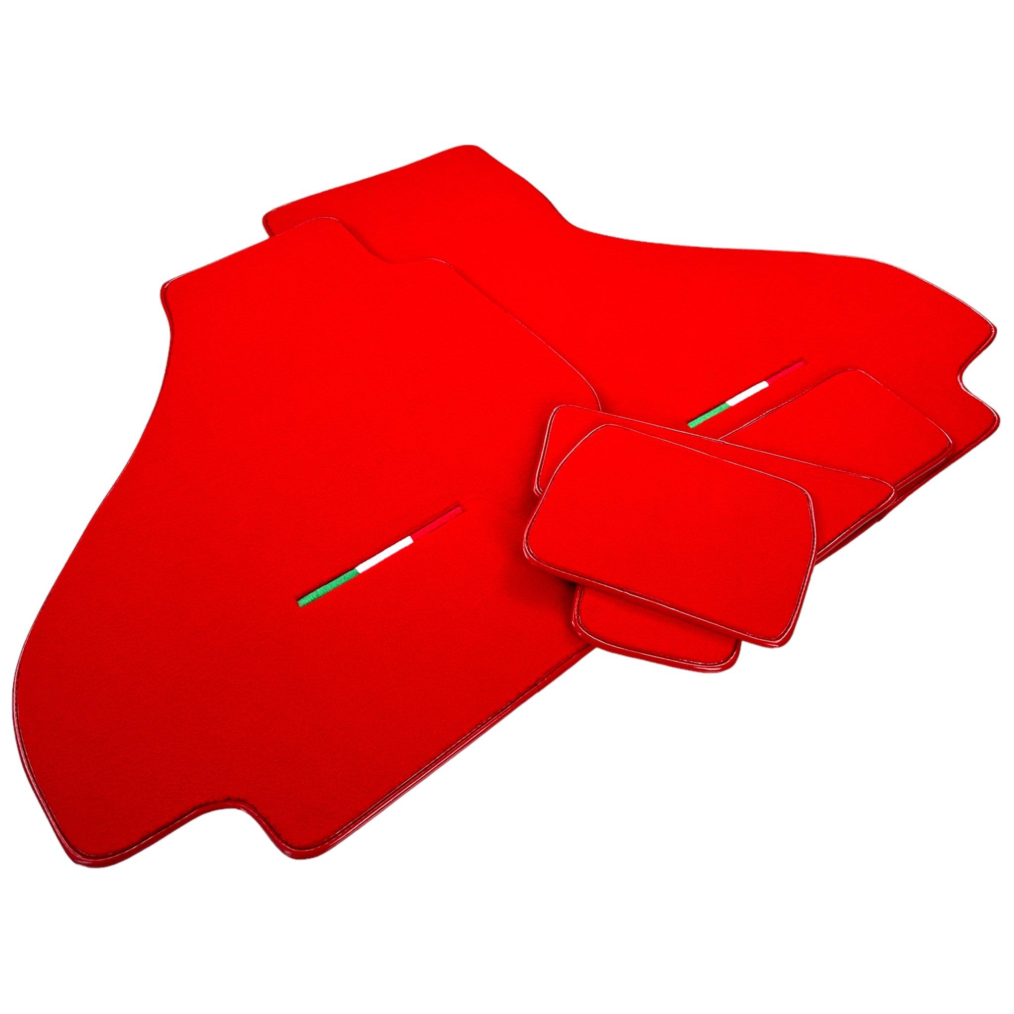 Red Floor Mats For Ferrari 512 TR 1992-1994 - Scuderia