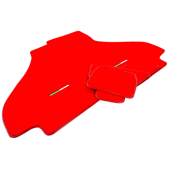 Red Floor Mats For Ferrari 512 TR 1992-1994 - Scuderia