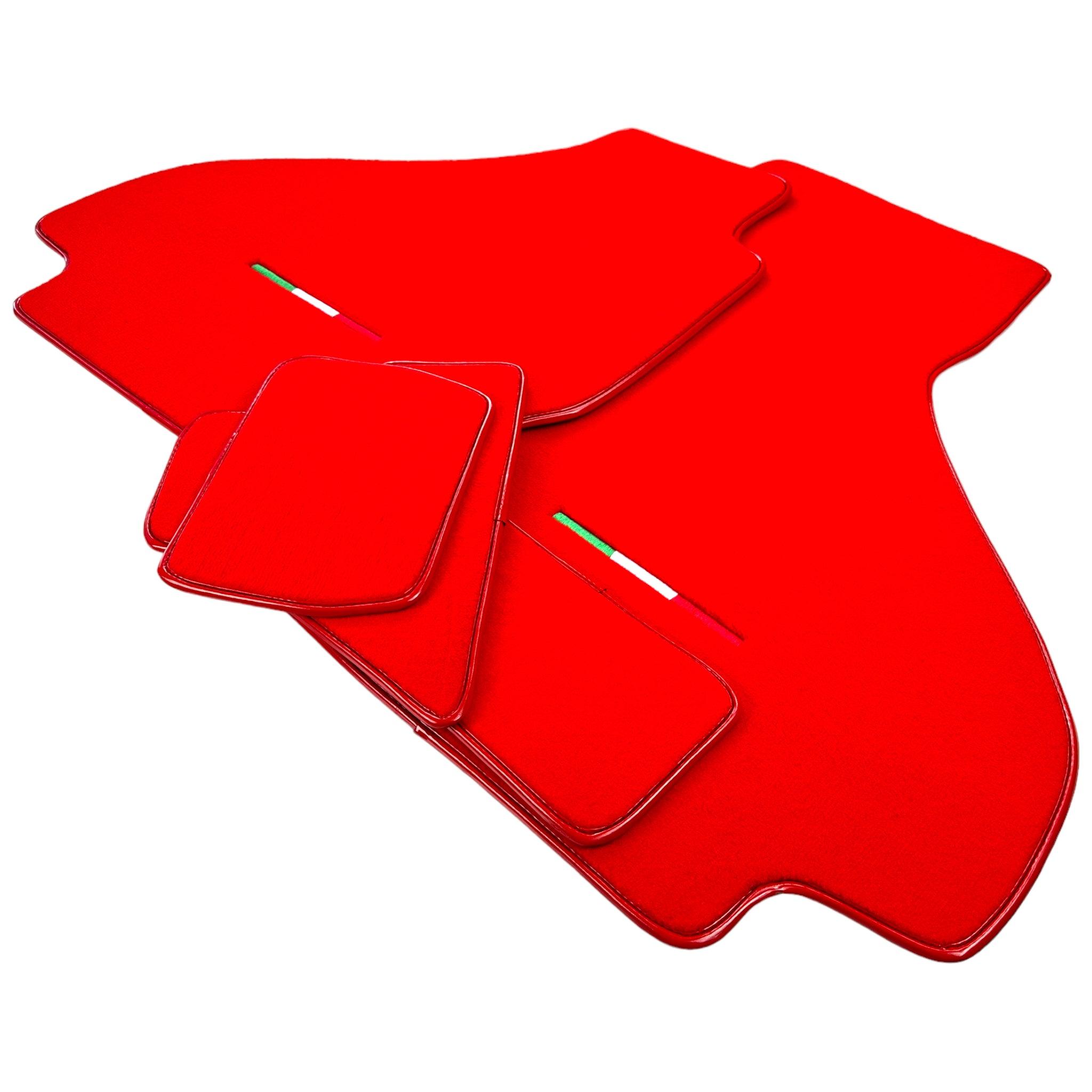 Red Floor Mats For Ferrari 512 TR 1992-1994 - Scuderia