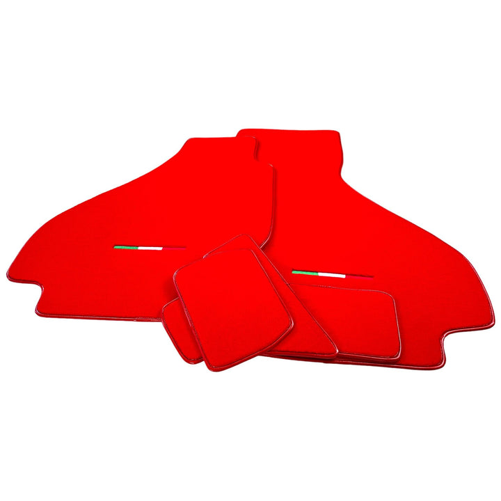 Red Floor Mats For Ferrari 512 TR 1992-1994 - Scuderia