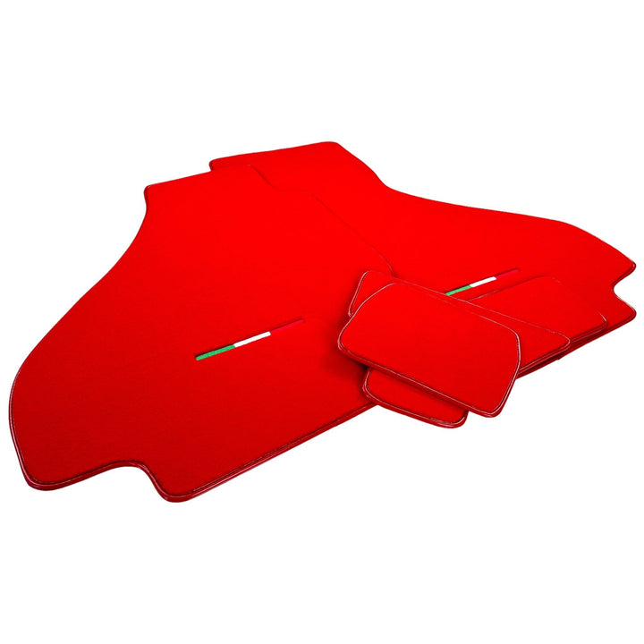 Red Floor Mats For Ferrari 512 TR 1992-1994 - Scuderia