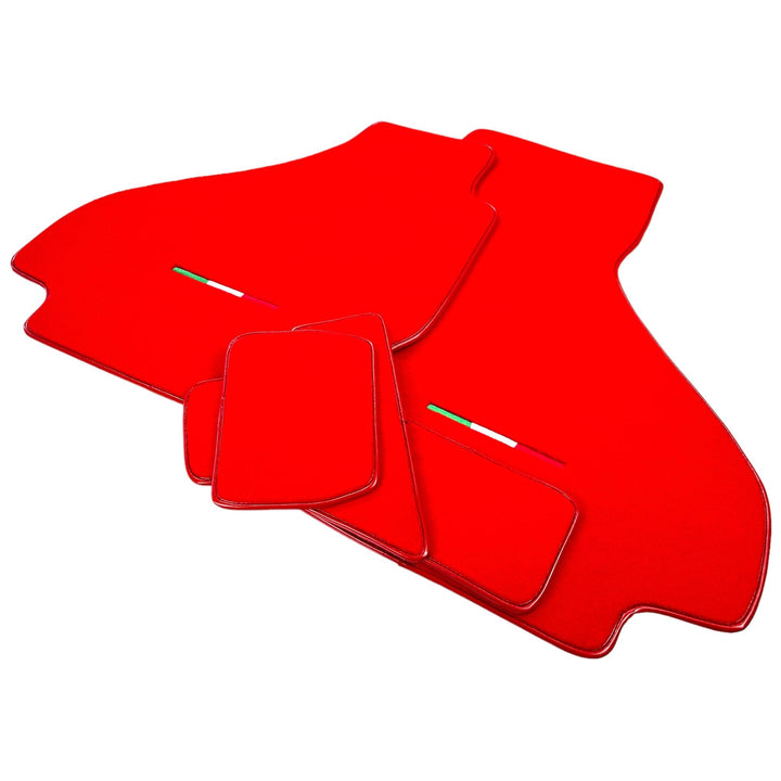 Red Floor Mats For Ferrari 512 TR 1992-1994 - Scuderia