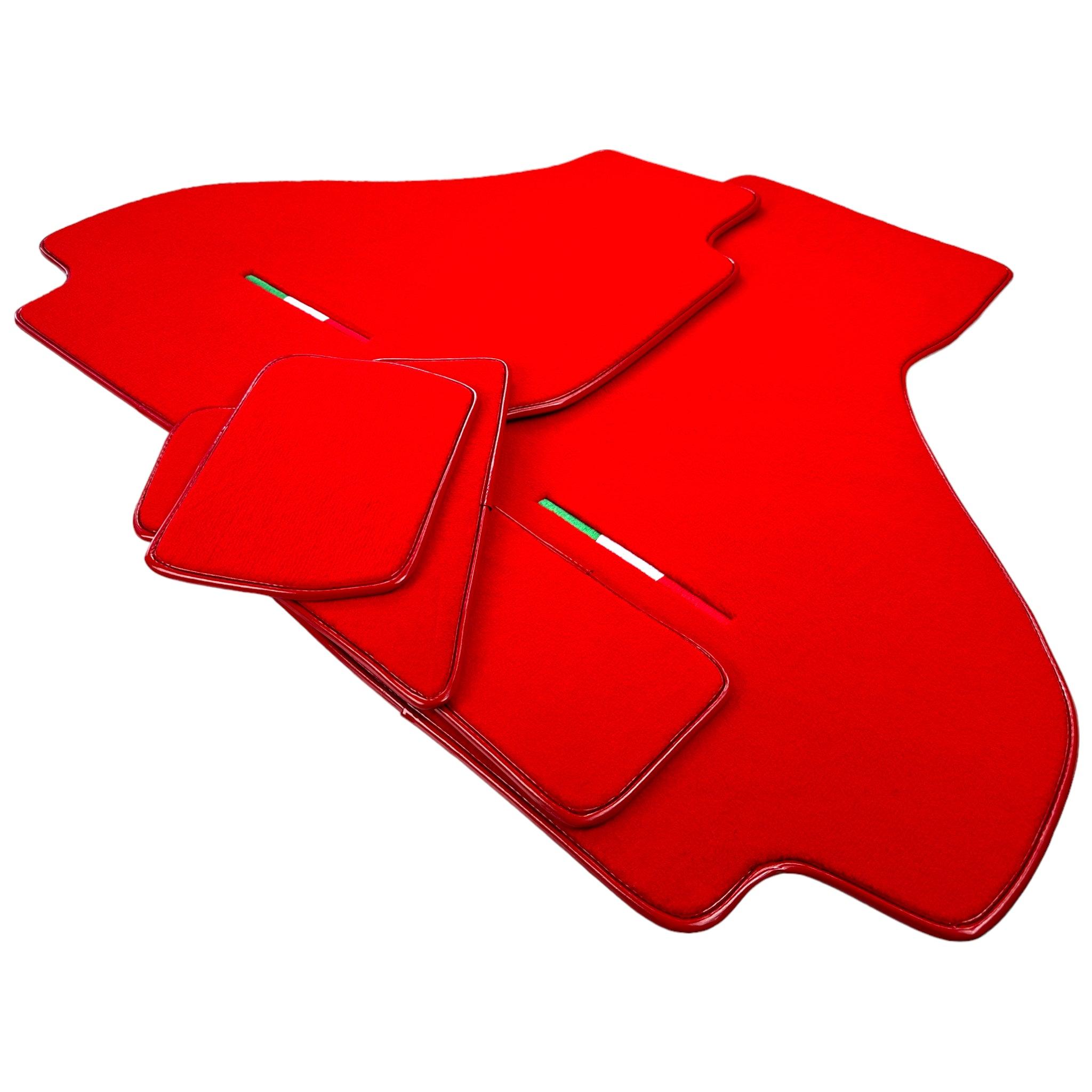 Red Floor Mats For Ferrari 512 TR 1992-1994 - Scuderia