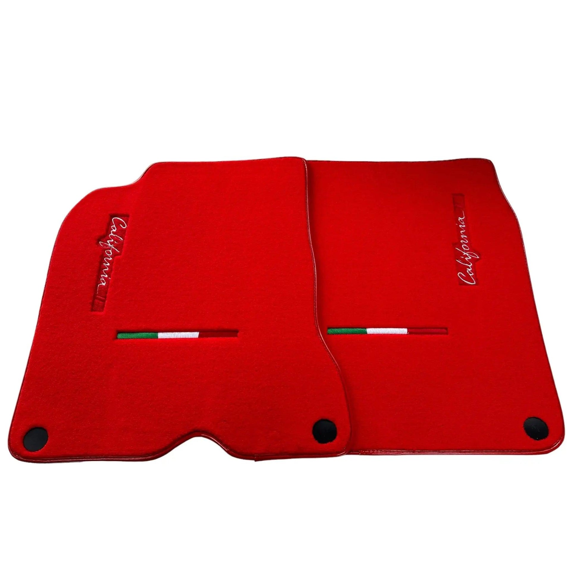 Red Floor Mats For Ferrari California T 20152018 - Scuderia