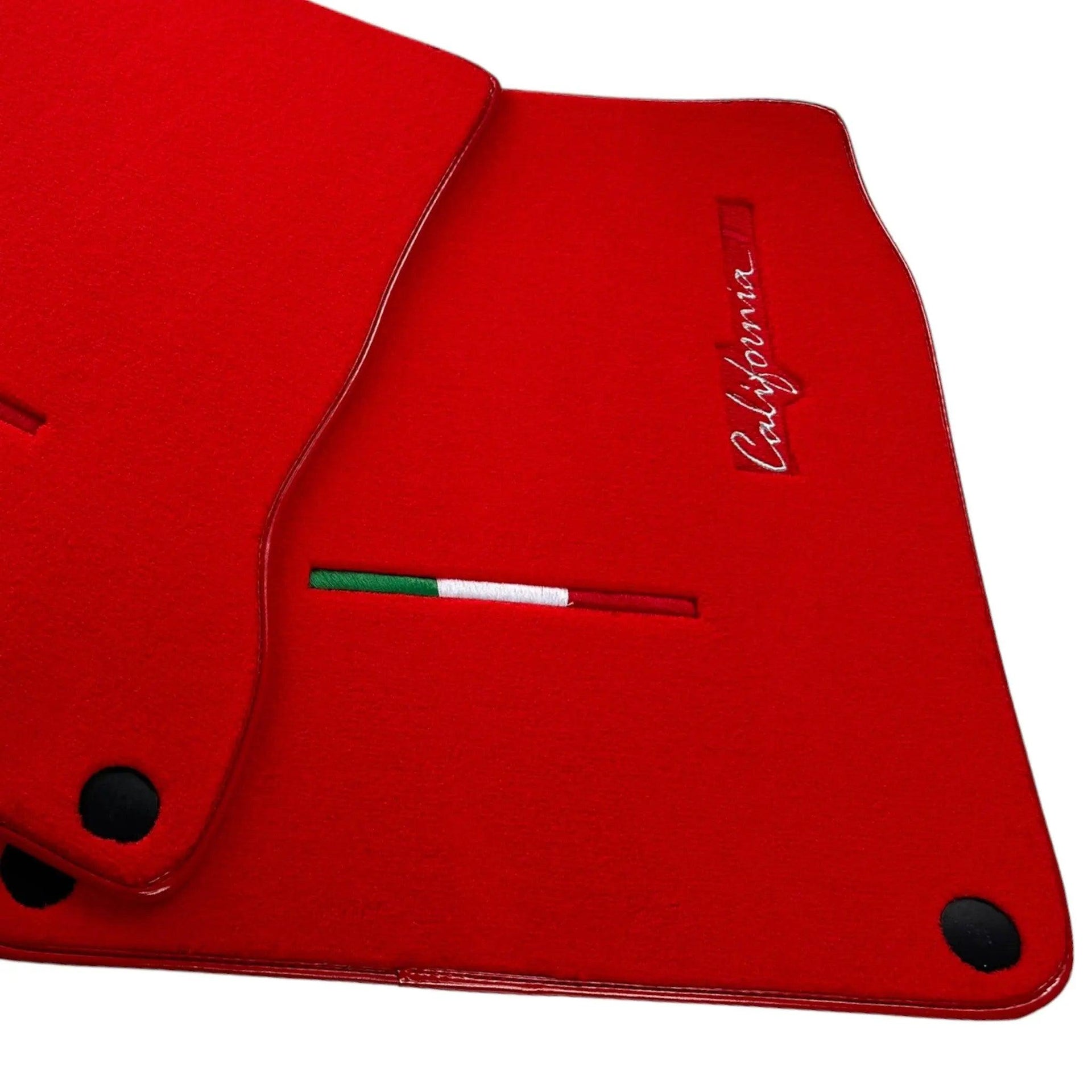 Red Floor Mats For Ferrari California T 20152018 - Scuderia