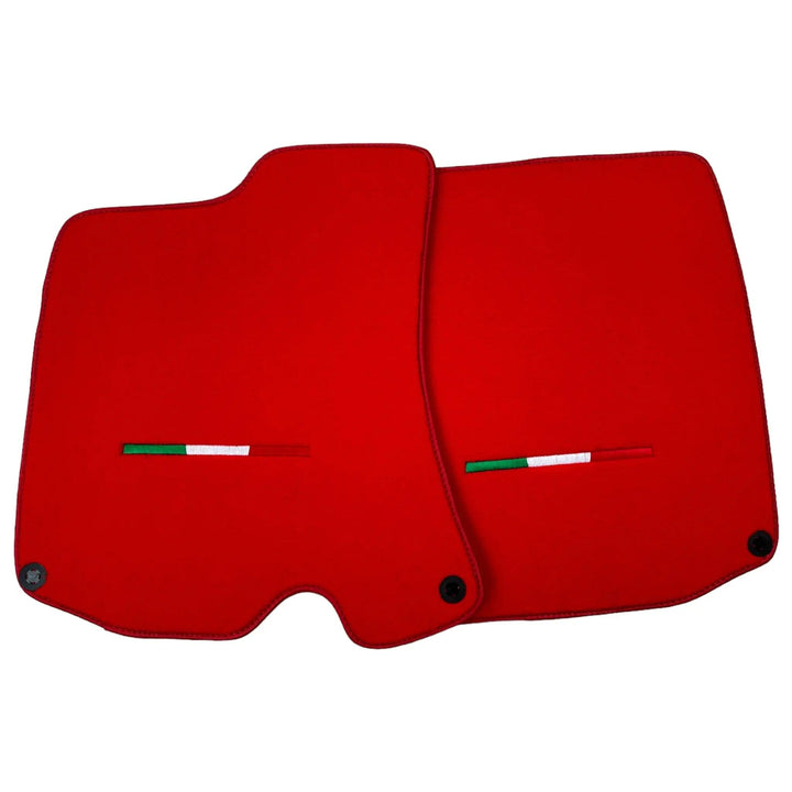 Red Floor Mats For Ferrari Portofino (2018-2023) Italian Edition