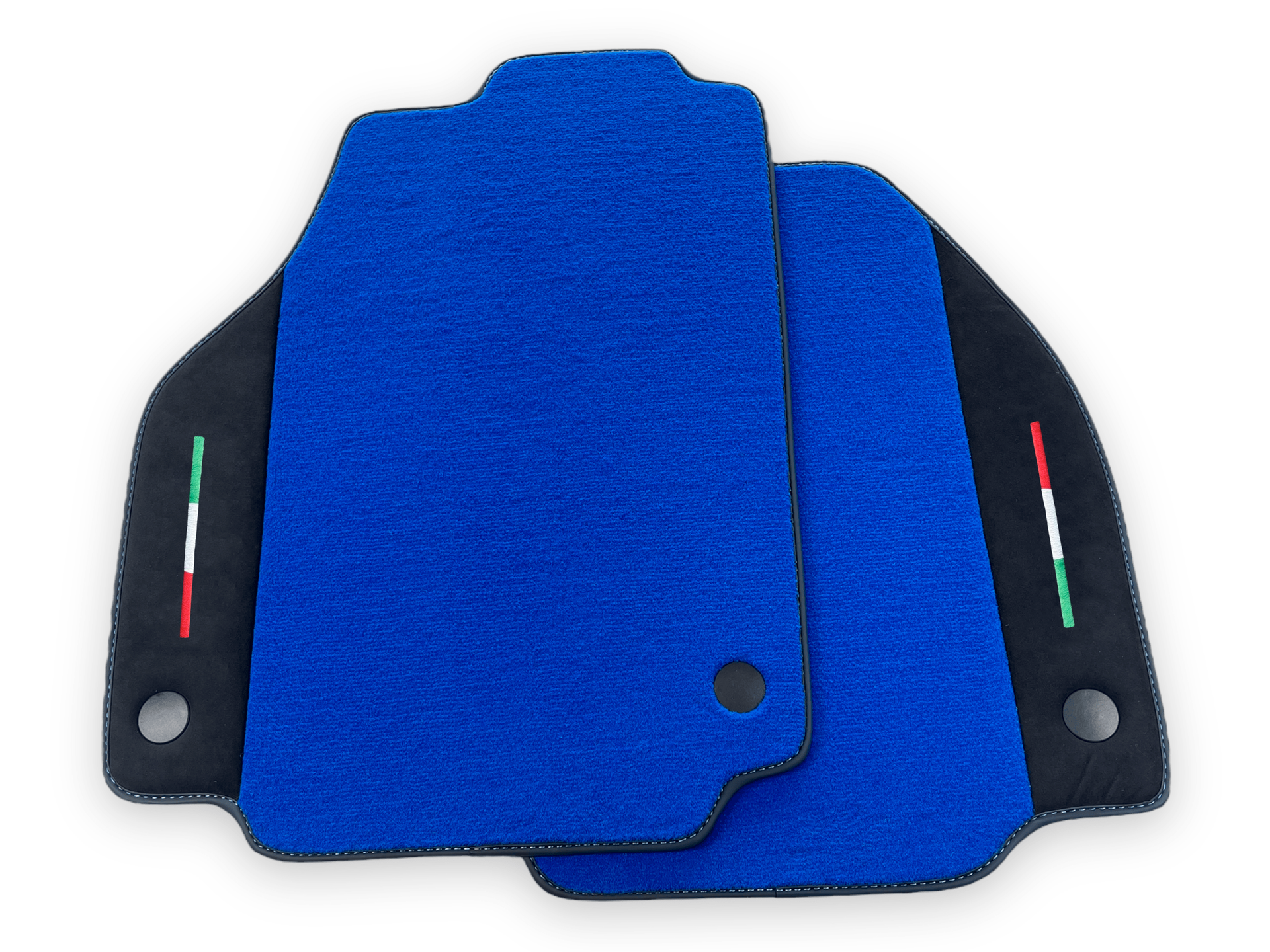 Blue Car Mats For Ferrari 458 Spider (2012-2015) With Alcantara Leather